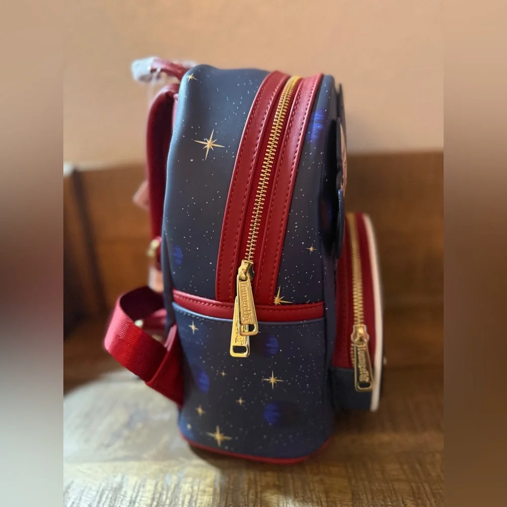 NWT Loungefly Marvel The Marvels Characters Mini Backpack - Picture 3 of 12